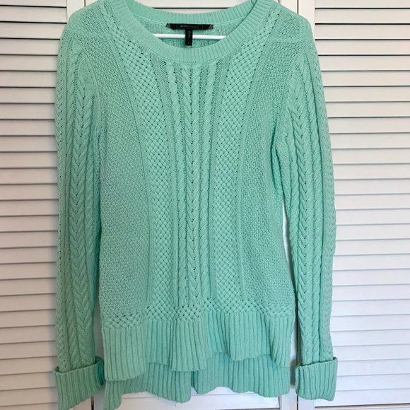 BCBGMaxAzria Sweaters - BCBG Max Azria Seaglass/Mint Womens Sweater - S/NWOT